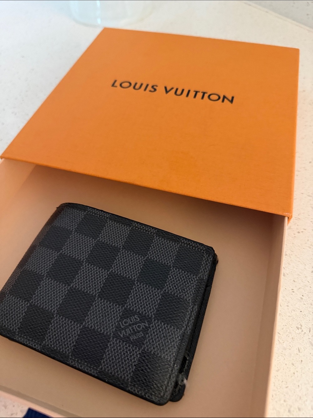 Louis Vuitton Black Damier Graphite Wallet - Picture 2 of 3